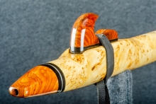Yellow Cedar Burl Native American Flute, Minor, Low F-4, #Q2A